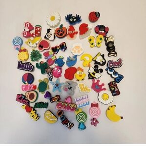 Crocs Jibbitz Lot Of 58 Charms  New For Shoes Or Bag